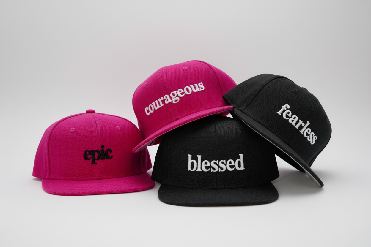 Bold Collection Packshot - 4 Hats