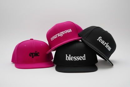 Bold Collection Packshot - 4 Hats